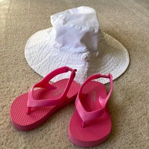 Toddler Sunhat and Sandals